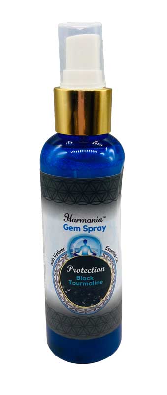 (image for) 150ml Protection/ Bk Tourmaline/ Vetiver gem spray