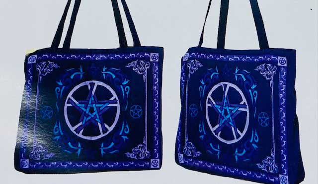 (image for) 15.5" x 17.5" Pentagram tote bag