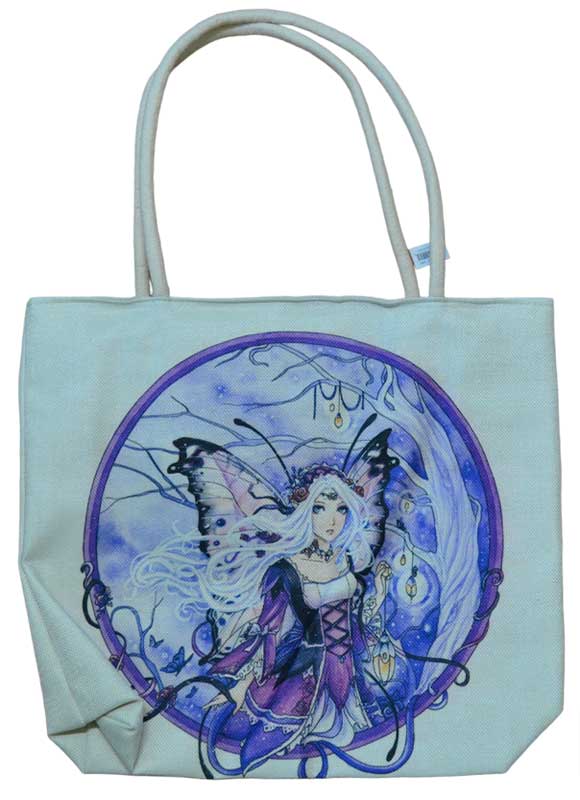 (image for) 17" x 17" Fairy tote bag
