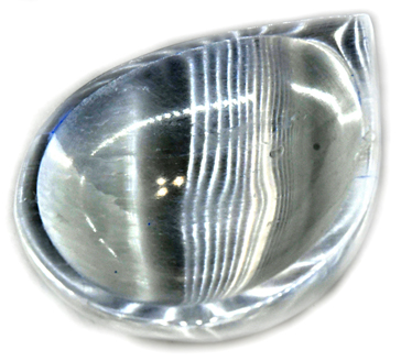 (image for) 4" Selenite Drop bowl - Click Image to Close