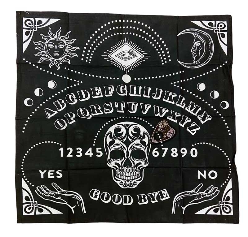 (image for) 24"x24" Ouija, Black mat