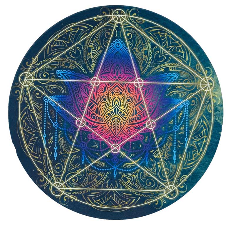(image for) 7" Pentagram pendulum board