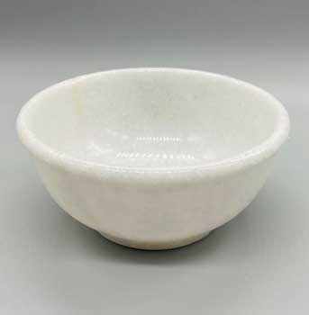 (image for) 4" White Marble scrying bowl