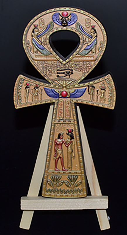 (image for) 6" Ankh gold W stand