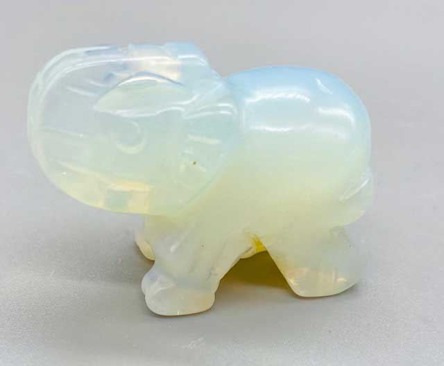 (image for) (set of 2) 1.5" Opalite Elephant - Click Image to Close